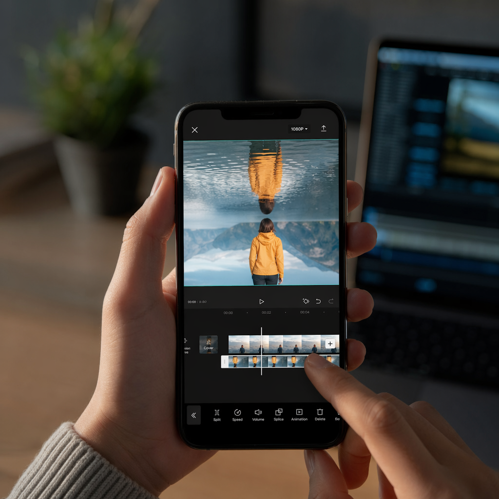 Cách Lật Dọc Video Trên CapCut (Flip Vertical)